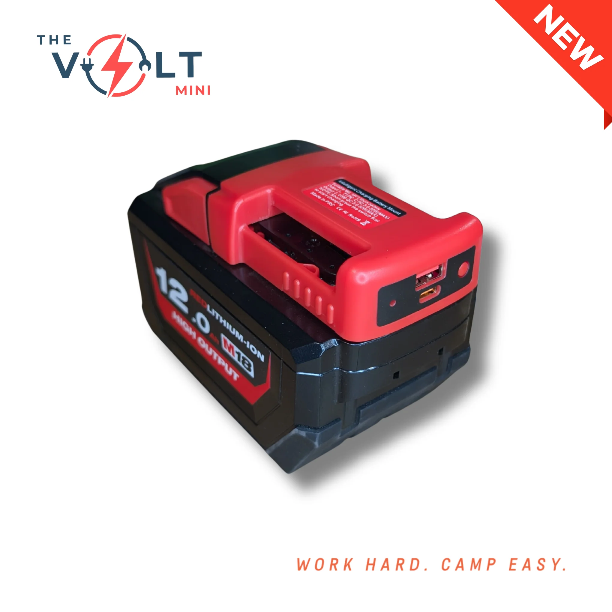 The Volt Mini | 18V Tool Battery USB Fast Charger - Image 3