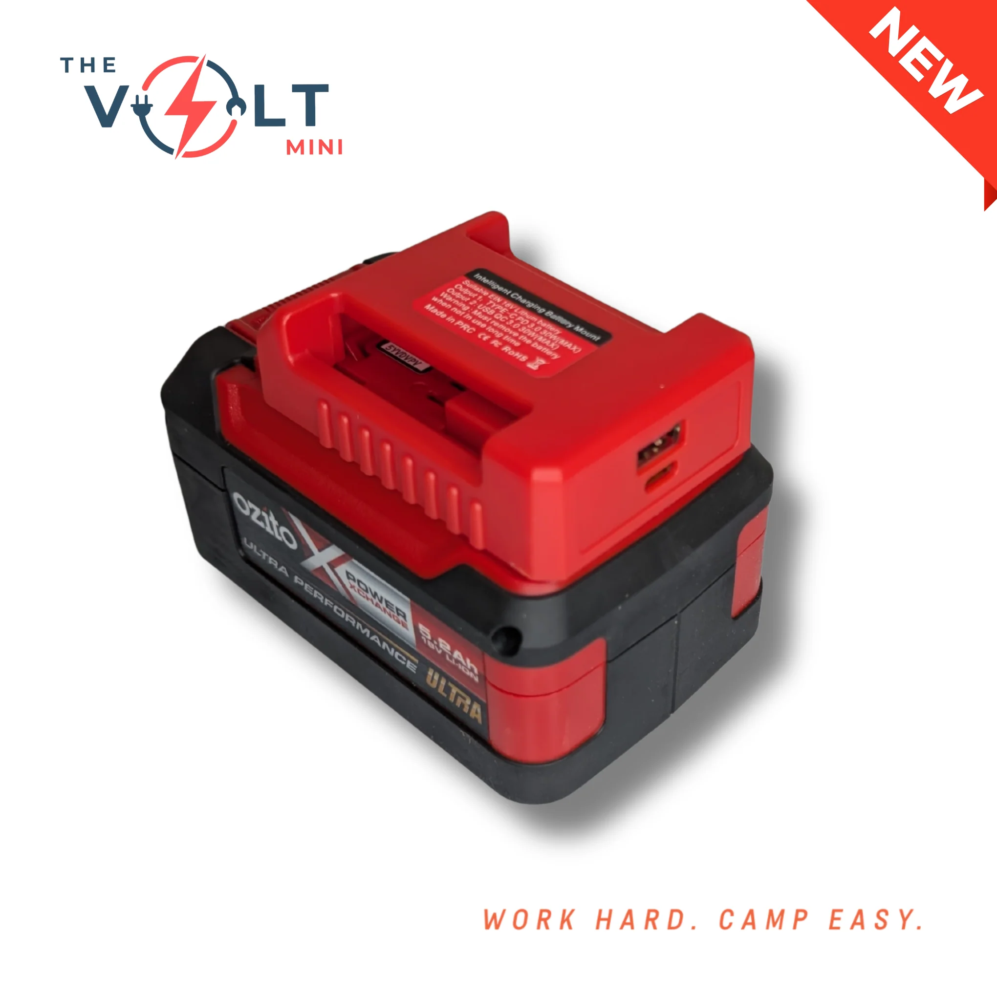 The Volt Mini | 18V Tool Battery USB Fast Charger - Image 4